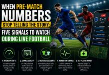 When Pre-Match Numbers Stop Telling the Story: Five Signals to Watch During Live Football